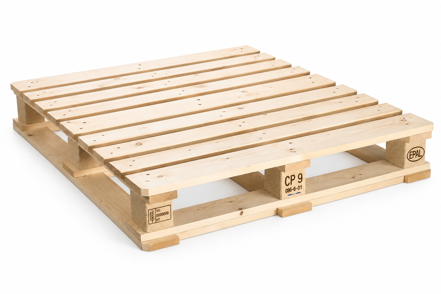 New CP9 chemical pallet 1140 x 1140mm - front corner view