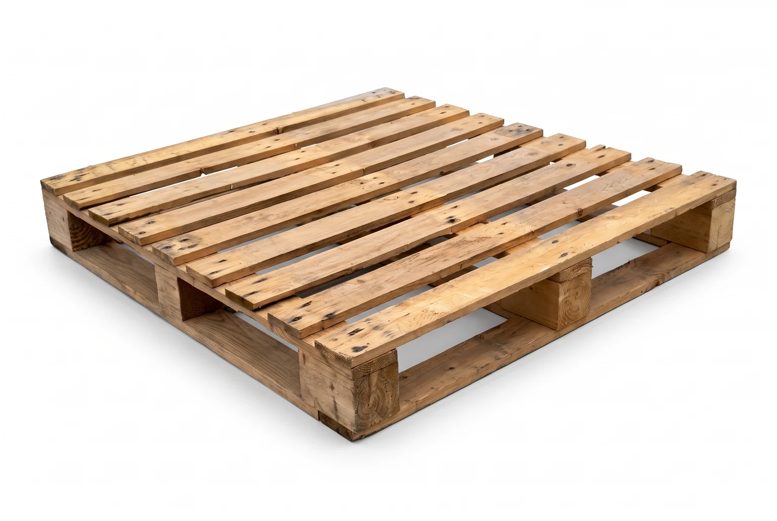 Used heavy perimeter UK Standard wooden pallet, 1200 × 1000 mm