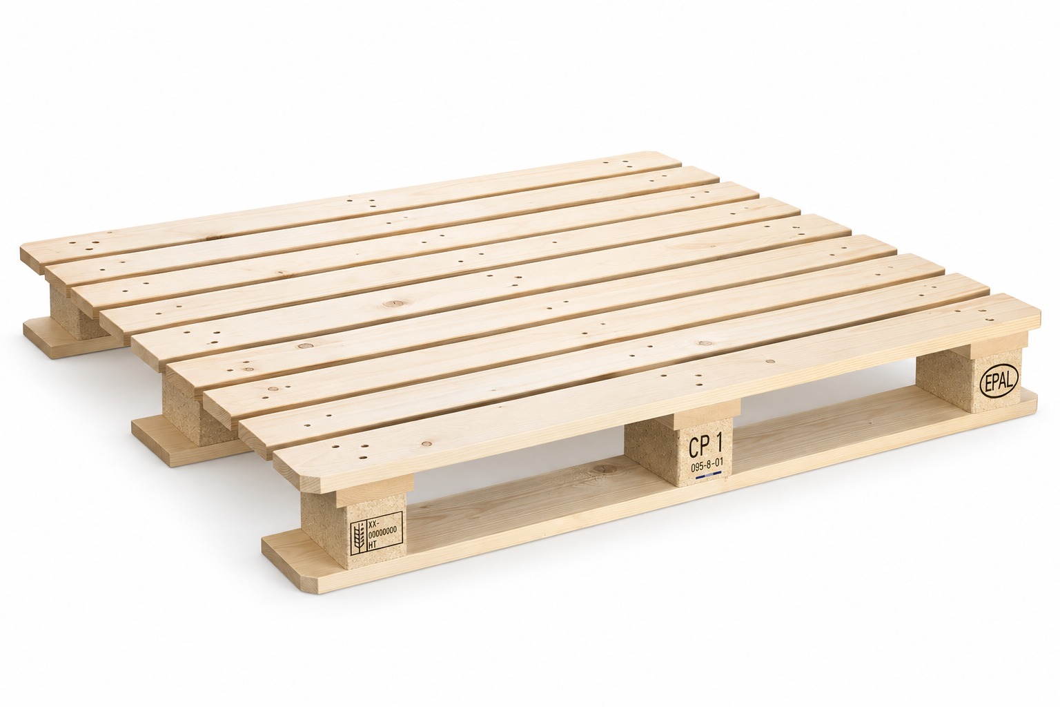New CP1 chemical pallet 1200 x 1000mm - front corner view