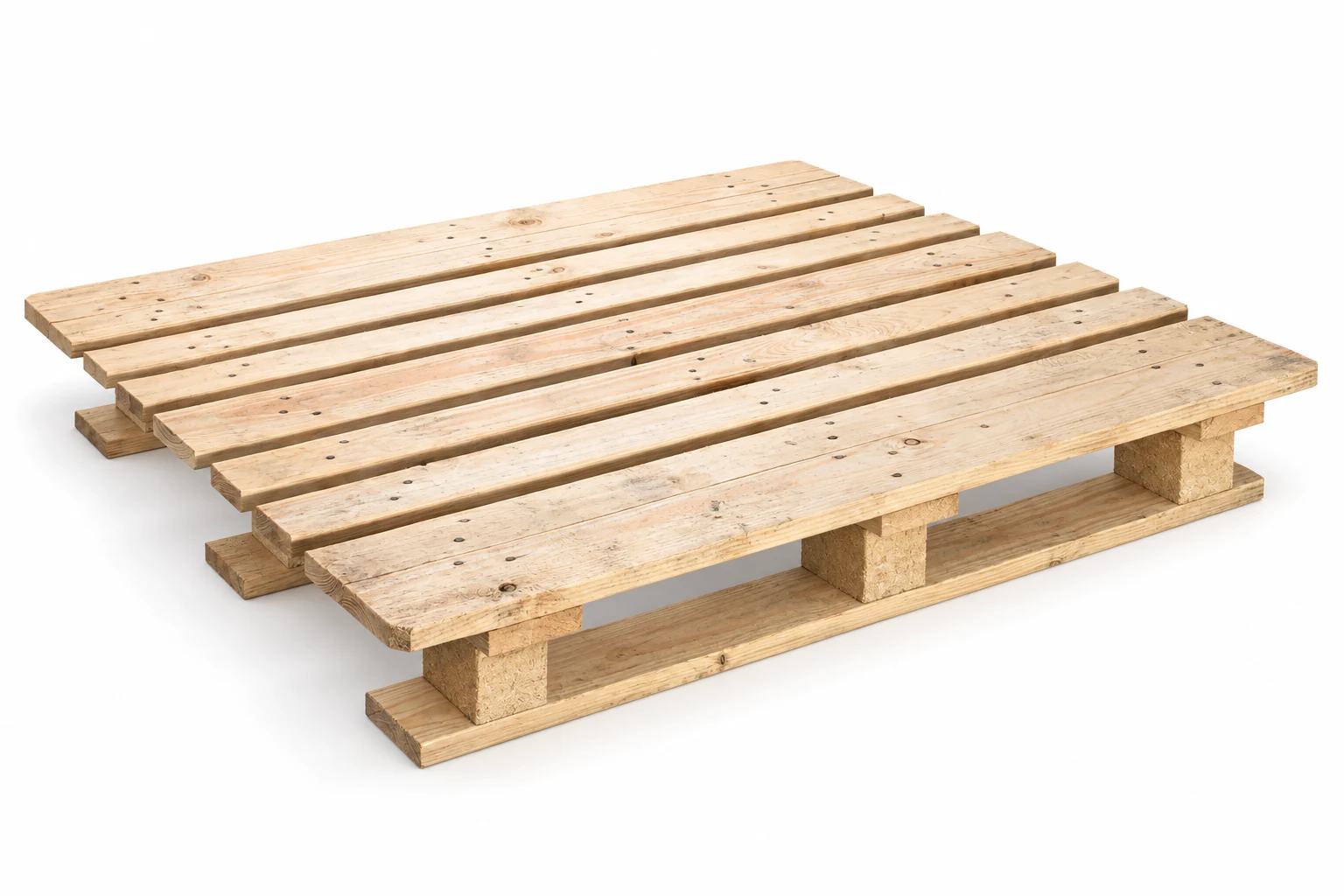 Used CP4 wooden pallet, 1300 × 1100 mm