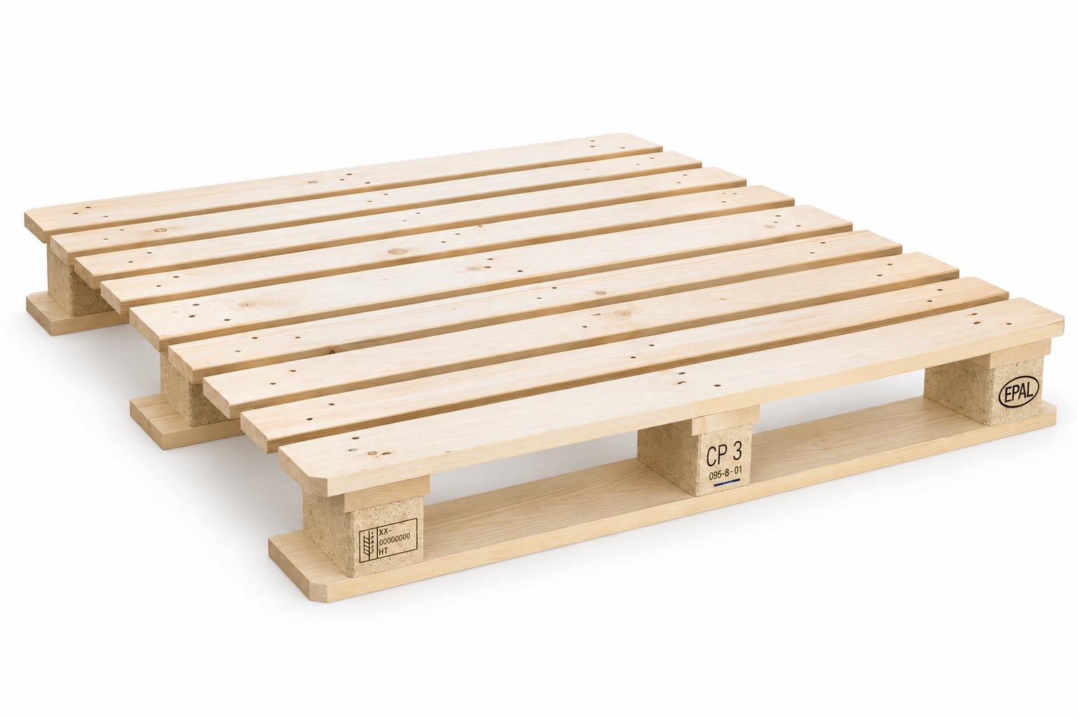New CP3 chemical pallet 1140 x 1140mm - front corner view