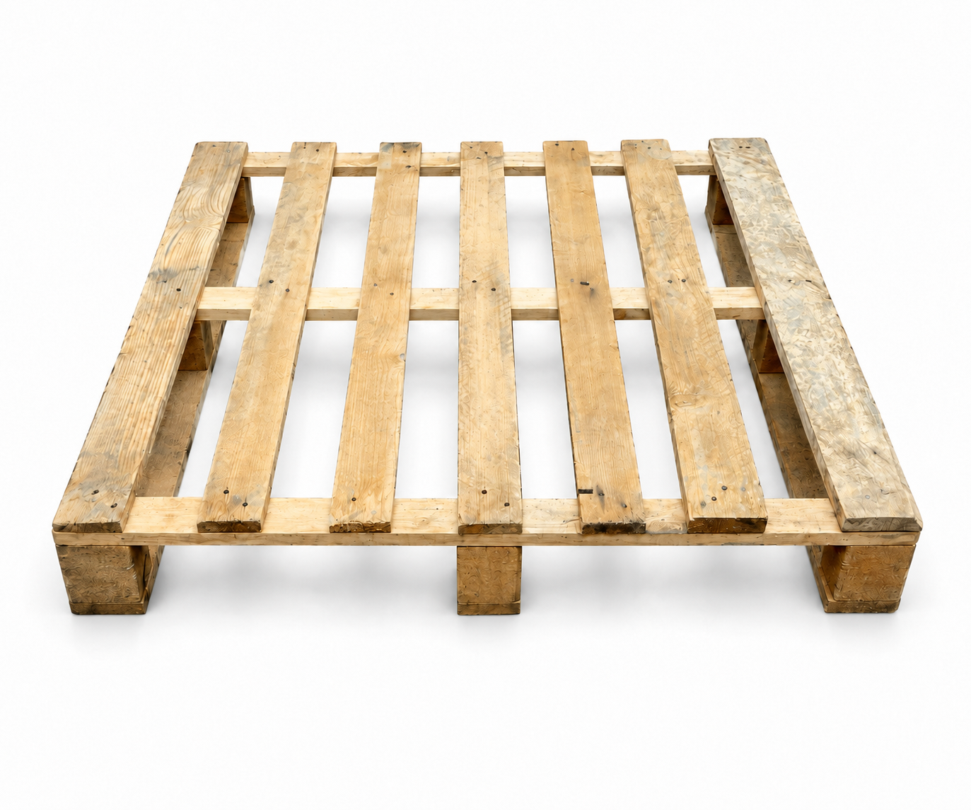 1200 × 1000 mm Lightweight Legger UK Standard pallet, three-quarter view