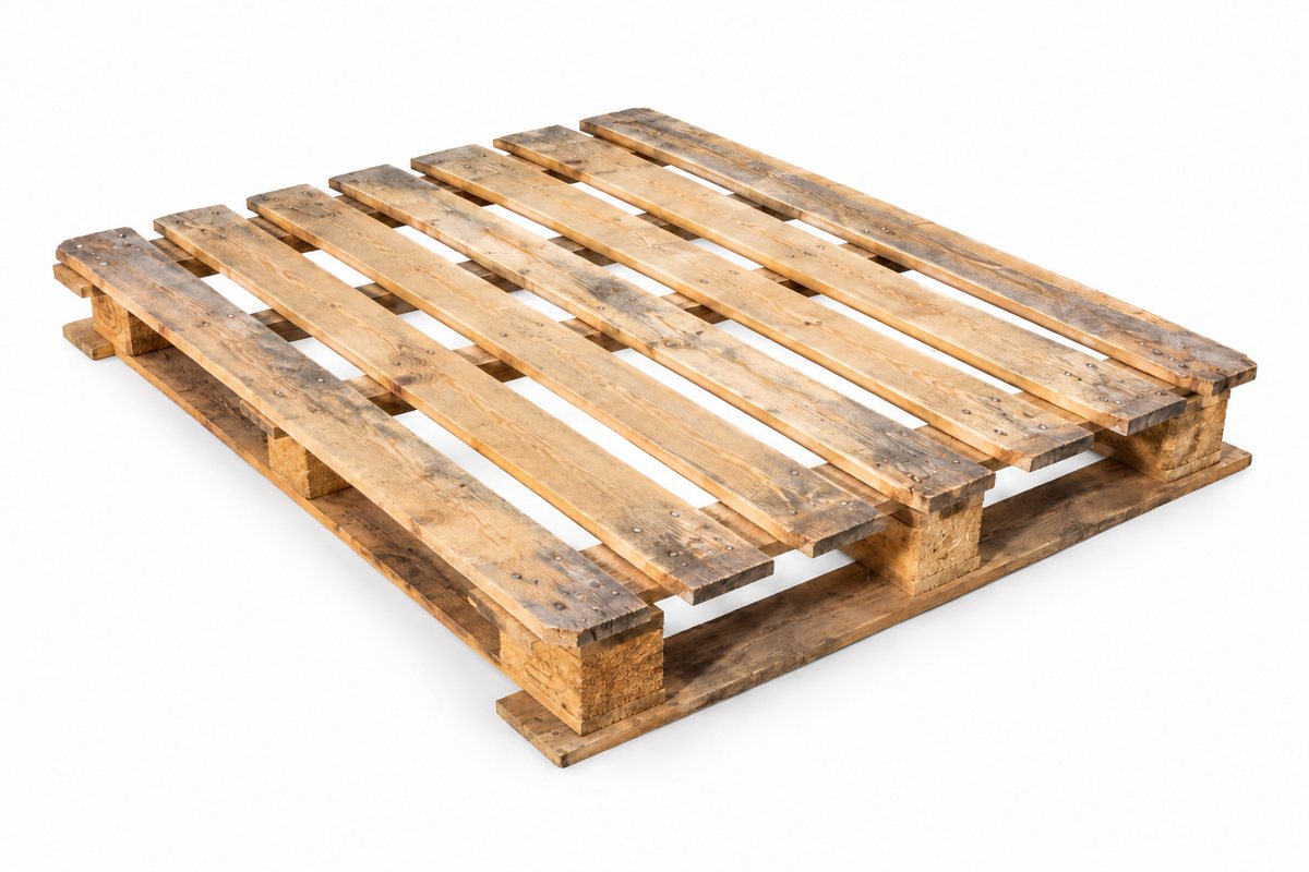 Used winger UK Standard wooden pallet, 1200 × 1000 mm