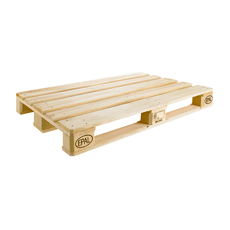 EPAL 1 Euro pallet 1200 x 800 mm, three-quarter view